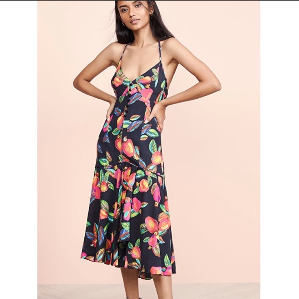 Farm Rio  Summer Cashew dress NWT Small